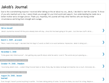 Tablet Screenshot of jakobsjournal.blogspot.com
