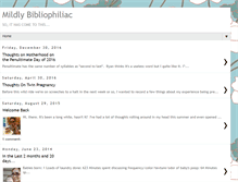 Tablet Screenshot of mildlybibliophiliac.blogspot.com