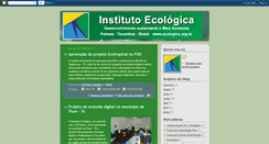 Desktop Screenshot of iecologica.blogspot.com