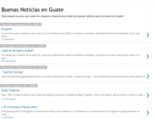 Tablet Screenshot of buenasnoticiasenguate.blogspot.com