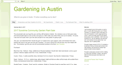 Desktop Screenshot of gardeninginaustin.blogspot.com