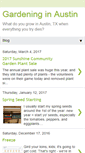Mobile Screenshot of gardeninginaustin.blogspot.com