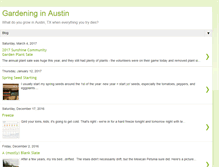 Tablet Screenshot of gardeninginaustin.blogspot.com