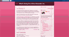 Desktop Screenshot of ginaalexanderinsider.blogspot.com