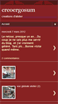 Mobile Screenshot of creoergosum-christine.blogspot.com