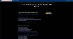 Desktop Screenshot of anime-music-movie.blogspot.com