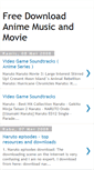 Mobile Screenshot of anime-music-movie.blogspot.com