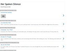 Tablet Screenshot of herspokensilence.blogspot.com