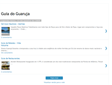Tablet Screenshot of guiadoguaruja.blogspot.com