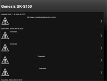 Tablet Screenshot of genesis-sk-s150.blogspot.com