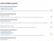 Tablet Screenshot of electricidad-canaria.blogspot.com