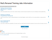 Tablet Screenshot of personaltrainingjobs1.blogspot.com