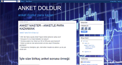 Desktop Screenshot of anket-doldur.blogspot.com