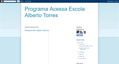 Desktop Screenshot of acessaescola-albertotorres.blogspot.com