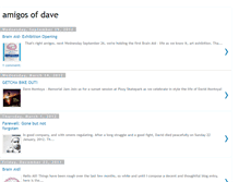 Tablet Screenshot of amigosofdave.blogspot.com