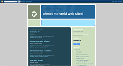 Desktop Screenshot of ahmet-maranki-islam.blogspot.com