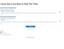 Tablet Screenshot of how-2-carve-out-a-6-pack.blogspot.com