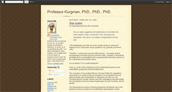 Desktop Screenshot of kurgman.blogspot.com