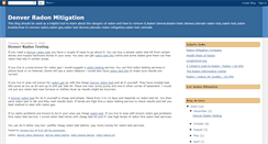 Desktop Screenshot of denverradon.blogspot.com