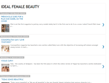 Tablet Screenshot of idealfemalebeauty.blogspot.com