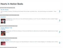 Tablet Screenshot of heartsinmotionbooks.blogspot.com