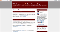 Desktop Screenshot of dhunter-thinkingoutaloud.blogspot.com