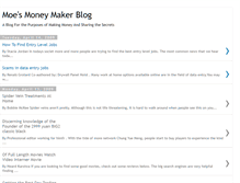 Tablet Screenshot of moesmoneymakerblog.blogspot.com