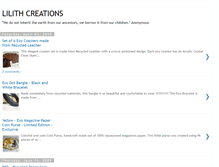 Tablet Screenshot of lilithcreations.blogspot.com