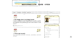 Desktop Screenshot of marshmellowtakeover.blogspot.com