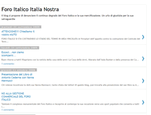 Tablet Screenshot of foroitalicoitalianostra.blogspot.com