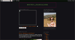 Desktop Screenshot of bound4bangalore.blogspot.com