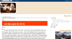 Desktop Screenshot of blackfeather-angelflowers.blogspot.com