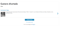 Tablet Screenshot of gustavo-ahumada.blogspot.com