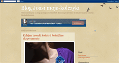 Desktop Screenshot of moje-kolczyki.blogspot.com