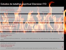 Tablet Screenshot of estudosdebatalhasespiritual.blogspot.com