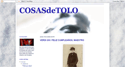 Desktop Screenshot of cosasdetolo.blogspot.com