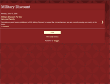 Tablet Screenshot of military-discount.blogspot.com