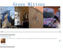 Tablet Screenshot of greenmittens.blogspot.com