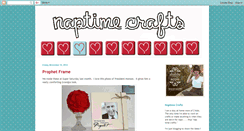 Desktop Screenshot of naptimecrafting.blogspot.com