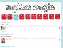 Tablet Screenshot of naptimecrafting.blogspot.com