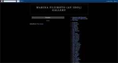 Desktop Screenshot of marinafujimoto.blogspot.com