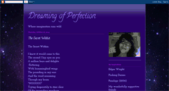 Desktop Screenshot of dreamyperfection.blogspot.com