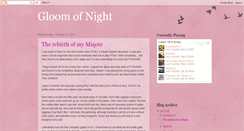 Desktop Screenshot of gloomofnight.blogspot.com