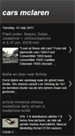 Mobile Screenshot of carsmclaren.blogspot.com