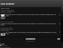 Tablet Screenshot of carsmclaren.blogspot.com