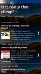 Mobile Screenshot of cheapoflyer.blogspot.com