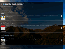 Tablet Screenshot of cheapoflyer.blogspot.com