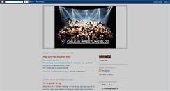 Desktop Screenshot of chileanwrestling.blogspot.com