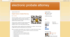 Desktop Screenshot of electronicprobateattorney.blogspot.com