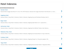 Tablet Screenshot of hotel-indonesian.blogspot.com